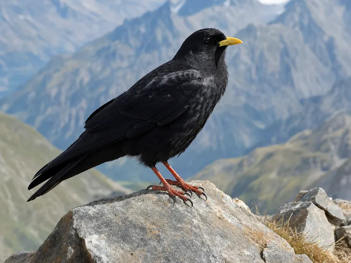 Alpine chough