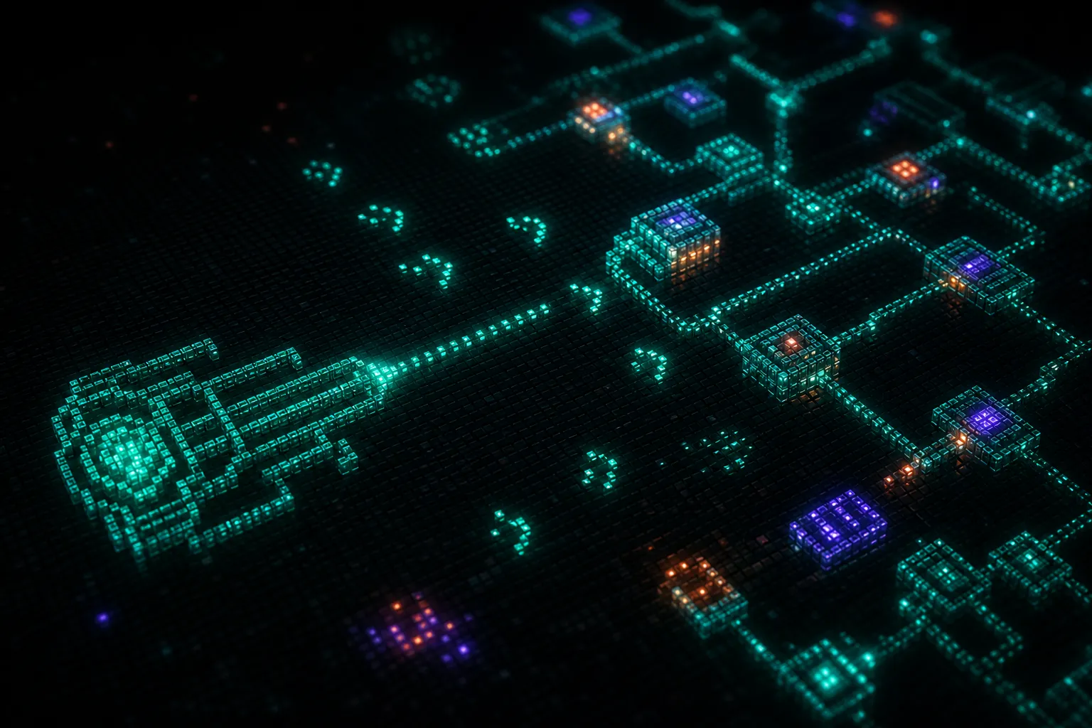 Three rules build a computer